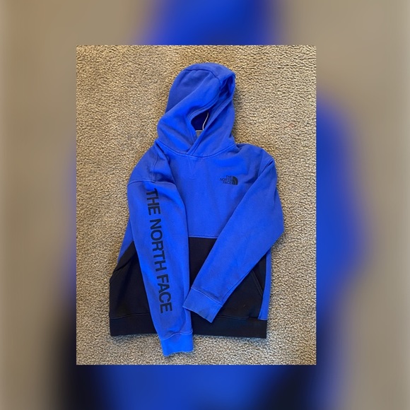 KIDS/BOYS NORTH FACE HOODIE SWEATSHIRT- SIZE LARGE - 14/16 - Picture 8 of 8